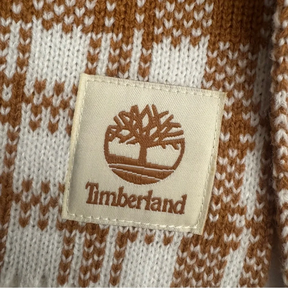 Timberland Buffalo Plaid Knit Scarf